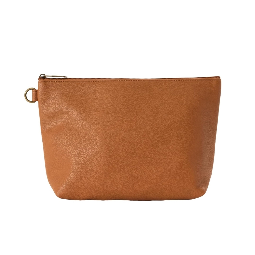 Tapered Pouch (Caramel Pebble)